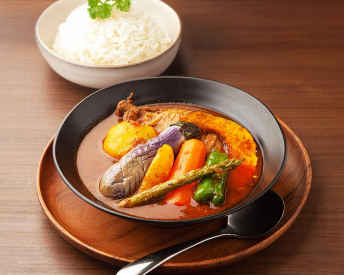 A bowl of authentic Hokkaido-style Japanese curry, slow-cooked with aromatic spices, tender ingredients, and rich, comforting flavours inspired by traditional Japanese recipes.